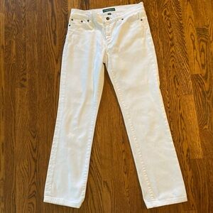 NWOT Ralph Lauren White Denim Jeans Size 4 Inseam 29